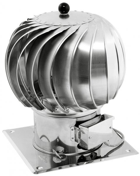Hybridní ventilátor s čtvercovou základnou pr. 150; celonerezový Hybridní ventilátor s čtvercovou základnou pr. 150; celonerezový