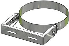 DW - Kotevní objímka do zdi pr. 100; L=150-250 DW - Kotevní objímka do zdi pr. 100; L=150-250