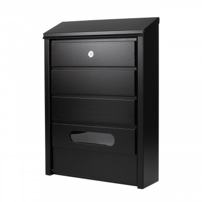 Poštovní schránka BASIC úzká - černá