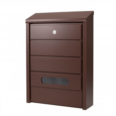 Poštovní schránka BASIC úzká - hnědá