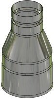 Ústí komína izolované pr. 80/125; 1.4404