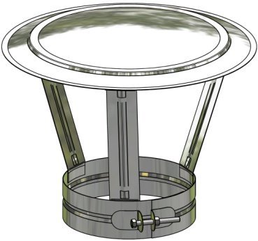 Stříška komínu  pr. 100