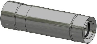 Teleskopický díl koaxiální s těsněním pr. 80/125; L=270-350; 1.4301