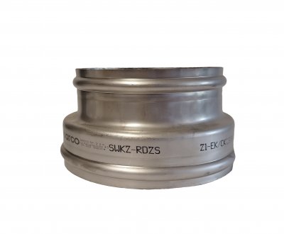 ŽD - Spojka keramický komín - dopojení pr. 160/160; trubka/keramika; 1; 1.4828